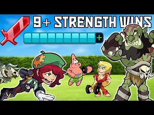 9+ STRENGTH WINS 💪 • Brawlhalla POWER Legends ONLY 1v1 Gameplay