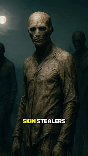 Skin Stealers: The Monsters Who Look Just Like Us #SkinStealers #creepyfolklore #horrorshorts