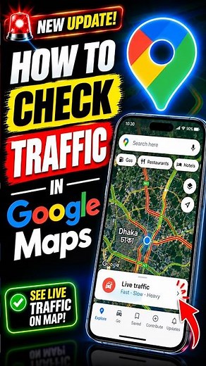 How to Check Traffic in Google Maps | See Live Traffic & Traffic Jams (2026)