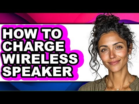 How to Charge Wireless Speaker (only Way)