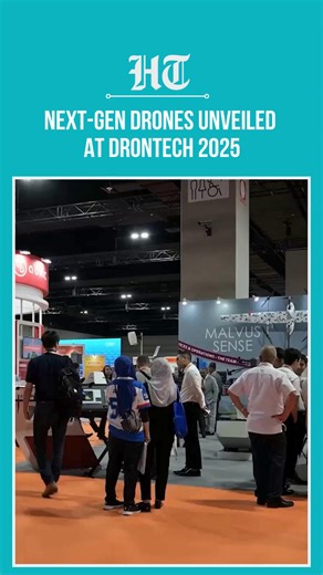 2.6K views · 29 reactions | The latest advancements in drone technology were out on display at DronTech Asia 2025, a major industry exhibition that brought together innovators, defence representatives, researchers, and students in Kuala Lumpur | Hindustan Times | Facebook