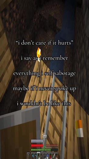 Exploring Self-Sabotage in Minecraft