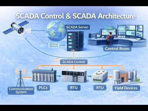 SCADA Control & SCADA Architecture Explained | PLC, MICRO CONTROLLER & SCADA