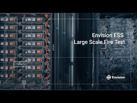 Envision ESS Large Scale Fire Test