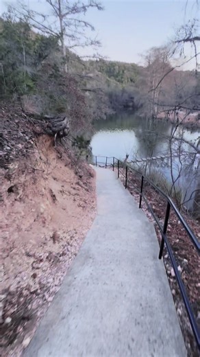 Exploring the Dam at Kerrville Campground