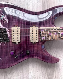 21K reactions · 3.1K shares | Most recent build completed: a full custom Brea 6 Dragon with inlay on top made of mother of pearl, plus LED (intensity adjustable) dots, body chambering, one piece flamed maple top, yin-yang fretboard, multiscale … Thanks to NKH for ordering this instrument  Will exhibit it today under permission of the owner at SHG Music Show in Milan  More pictures next week | Giulio Negrini Guitars - GNG | Facebook