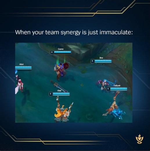 1.5K views · 11 reactions | Sharing one brain cell as a team be like 嵐 Our partnership with OP.GG means it’s easier to build your perfect team! Head to https://duo.op.gg/lol/clash and begin scouting for the Mt. Targon Cup, coming soon. | League of Legends | Facebook