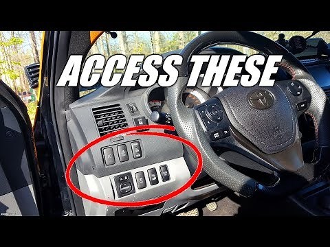 How to Access Driver Switch Panels on 2nd Gen Toyota Tacoma