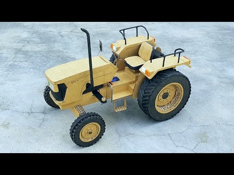 How To Make RC Tractor With Cardboard | Remote Control John Deere 5050d Tractor