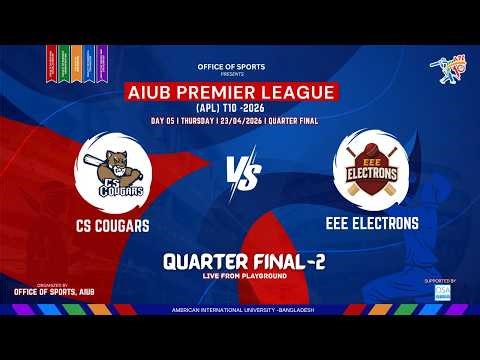 LIVE I APL-2026 I BBA JAGUARS VS LLB SPARTTANS I MATCH 36 I QUARTER FINAL 3 I DAY 5