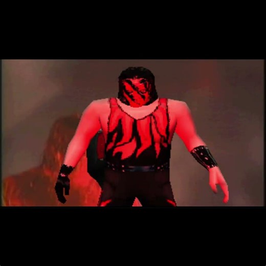 WWF Smackdown! 2 Know Your Role Kane Entrance (Alternate Costume)