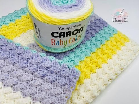 CROCHET easy Mini Bobble Blanket / Beginner