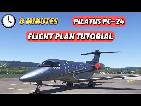 [MSFS 2024] How to file a flight plan from scratch - Pilatus Series