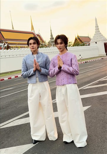 Showcasing Thai Traditional Attire in Bangkok City