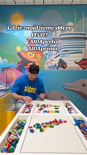 🧩 Sklepy LEGO znajdziesz na pokładzie statków AIDA Prima i AIDA Perla! Idealne miejsce dla małych i dużych fanów klocków podczas rejsu. 🚢✨ #LEGO #AIDA #AIDAPrima #AIDAPerla #CruiseLife #Rejsy | Magiczne Rejsy