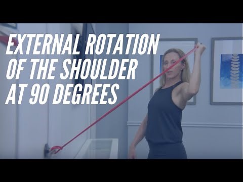External Rotation of the Shoulder at 90 Degrees - CORE Chiropractic