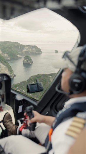 SGi AIR BALI - Exclusive Helicopter Transfer on Instagram: "POV: Your camera roll after flying with SGi Air Bali, scenes stitched together from the sky. Cliffs, curves, islands, and light… each frame a quiet reminder that some views can only be found when you rise above it all. Let your journey leave footprints not on the ground, but in your gallery. #sgiairbali #helicopterexperience #luxurytravel #baliview #fly #flyinbali"