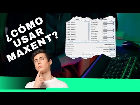¿Como usar maxent?