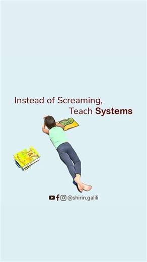 𝗦𝘆𝘀𝘁𝗲𝗺𝘀 get kids to create good habits long term. #parenting