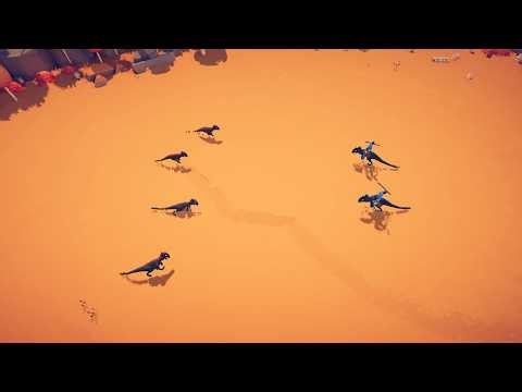 Raptor vs Raptor Rider – Mini Battle Challenge | TABS