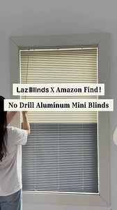 🍰🫐 Two-Tone No-Drill Aluminum Blinds. With an eye-catching color-block design that mixes beige’s softness and sky blue’s freshness, these blinds turn windows into space focal points—plus they’re packed with practical perks: cordless operation (kid/pet-safe) 🔒, L-slats for privacy 👀, durable aluminum (water/sun-resistant) 🛠️, and no-drill install (10 mins, no wall damage) 🙌. They fit bedrooms/balconies, balance light control, and keep your space stylish & comfy! #lazblinds #homedecor #inter