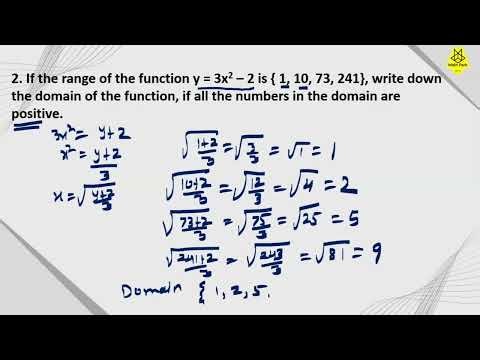 How to find Domain and Range of a function? IGCSE|GCSE