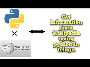 Wikipedia search GUI with user interface in Python | in TELUGU | UNQ CODER