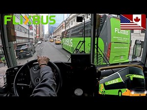 New York to Montreal by bus, entire journey