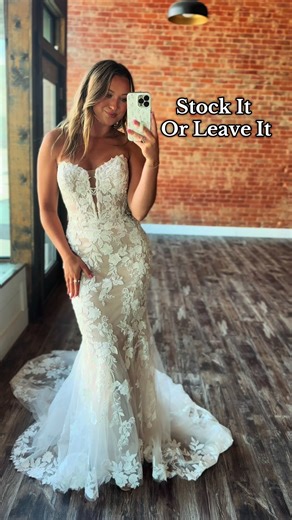 Should we stock this gown in our store location 2026/2027 brides!? 👰🏻‍♀️💍 #wildrosebridal #weddingdress #2026bride #bride #wedding