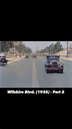 Driving east down Wilshire Boulevard in Los Angeles, Ca. (1935) - Part II | Historic Los Angeles