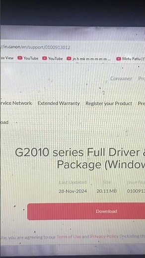 Canon G2010 printer driver download
