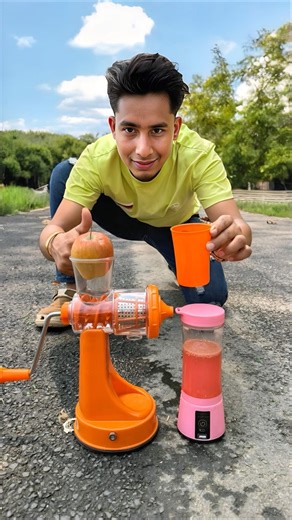 Hand Juicer Machine Vs USB Rechargeable 2Ta Juice mixer😍✅