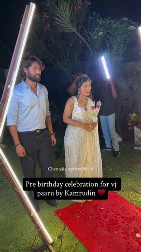 Kamrudin planned a cute birthday surprise for vj paaru #birthday #love #surprise