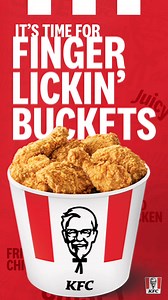 It’s finally the weekend so you know what that means! It’s time for a finger lickin’ KFC Bucket! Get your favourite KFC Family 9, Family 12, Party 15, Party 21 or Variety Bucket for a finger lickin’ good weekend! #KFC #KFCJamaica #KFCCravings #KFCBuckets #KFCLunchtime | KFC