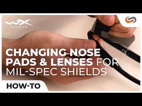 How to Change Wiley X Lenses & Nose Pads on Your Wiley X MIL-SPEC Shields | SportRx