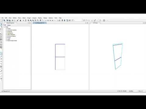 Frame Analysis Sap 2000 tutorial