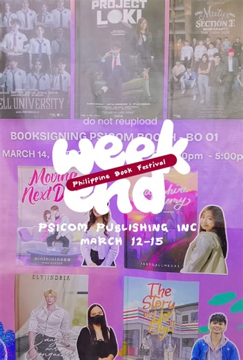 Thank you for joining us at the #philippinebookfestival #psicom #fyp #tiktokviral #booktok