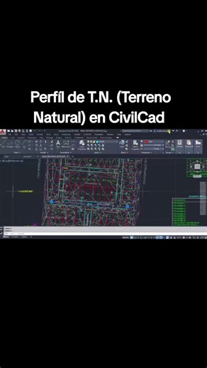 Cómo crear un perfil de T.N. en CivilCad