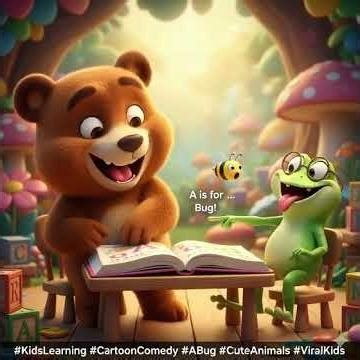 Funny ABC Fails 😂 | Kids Learning Cartoon 🐻🐸#BearCartoon #FunnyBear #CuteBear #KidsCartoon #