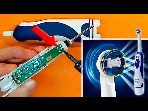 How to disassemble a Braun Oral-B toothbrush on batteries | Electric Toothbrush Repair