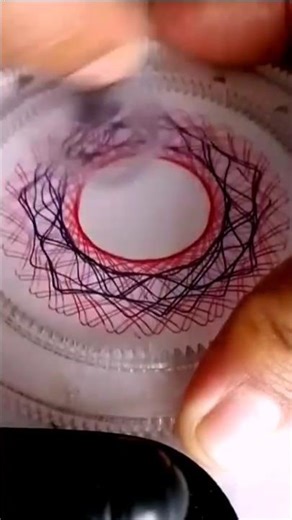 how to use spirograph#spirograph #shorts #satisfying #drawing