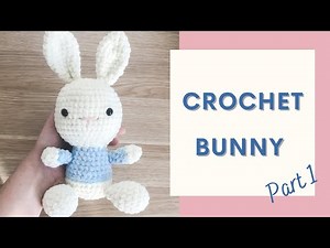 Easy Crochet Bunny - Tutorial Part 1 | Free Amigurumi Animal Pattern for Beginners