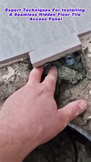 Expert Techniques For Installing A Seamless Hidden Floor Tile Access Panel