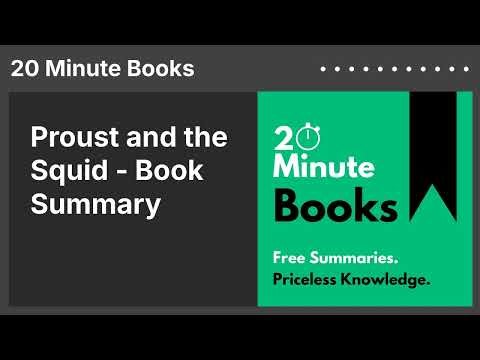 Proust and the Squid - Book Summary