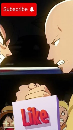 Goku vs Saitama Arm Wrestling 🔥