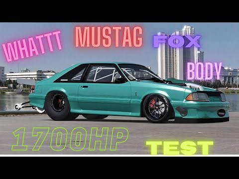 1700HP Mustang fox body test - Assetto Corsa