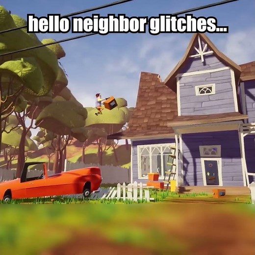 Hello Neighbor glitches are cursed 💀 #helloneighbor #glitches #funny