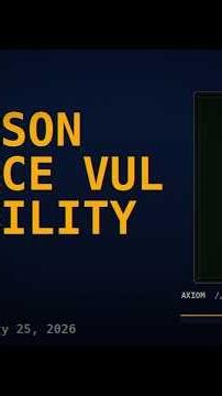 Fastjson 1.x RCE Vulnerability Targeted in Attacks #Shorts