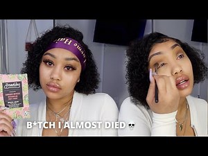 doing my makeup high AF off 8 edibles