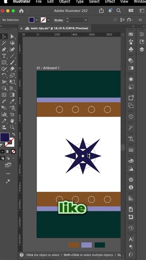 How To Use Object on Path in Adobe Illustrator | For Beginners #AdobeIllustrator, #design